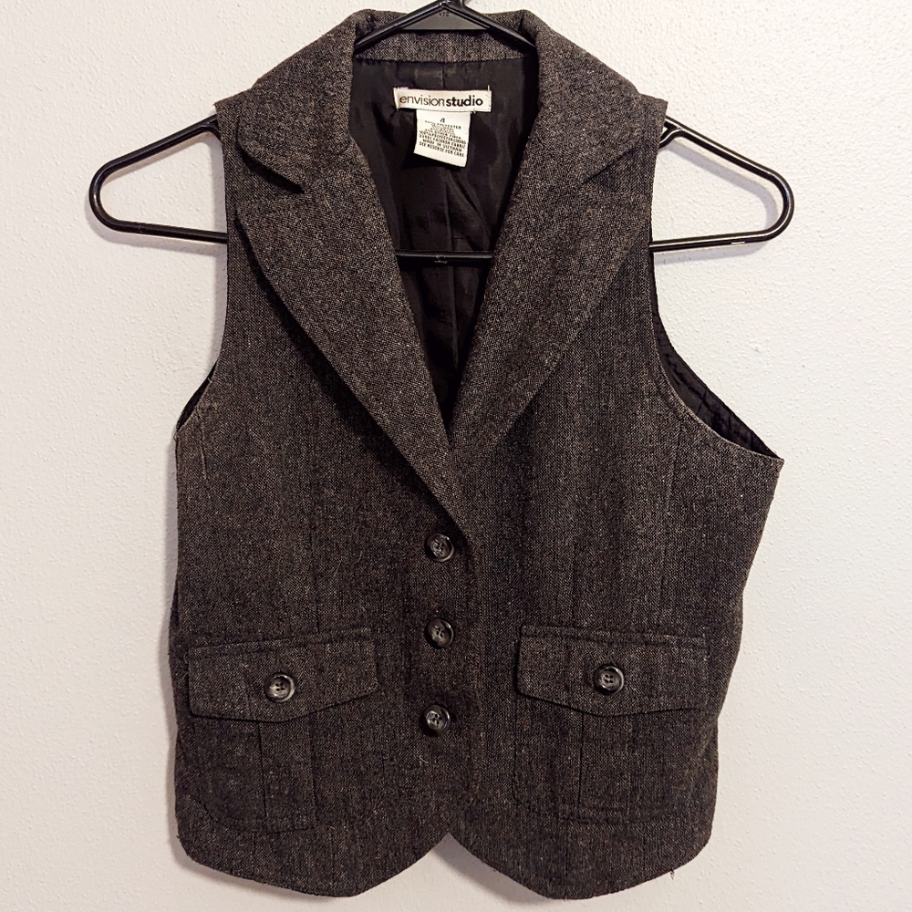 Vintage wool vest